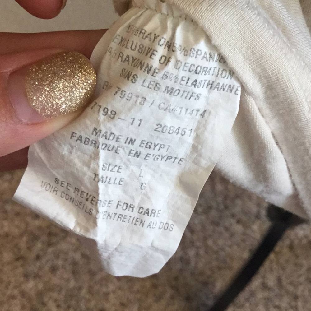 Motherhood maternity cream shirt - Picture 5 of 5